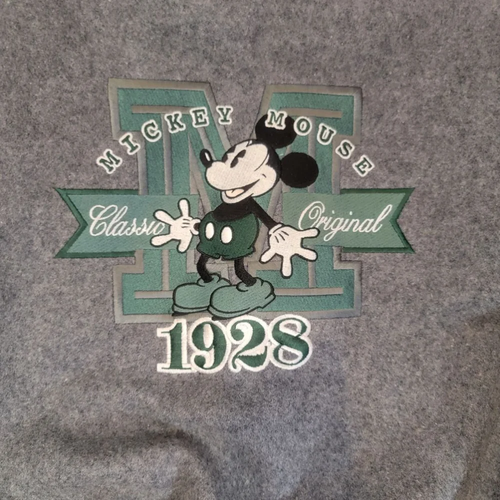 DISNEY Vintage 90's Mickey Varsity Letterman Jacket -M - Picture 8 of 14